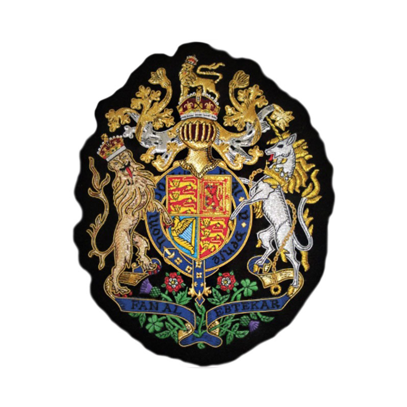 Hand Embroidered Family Crest