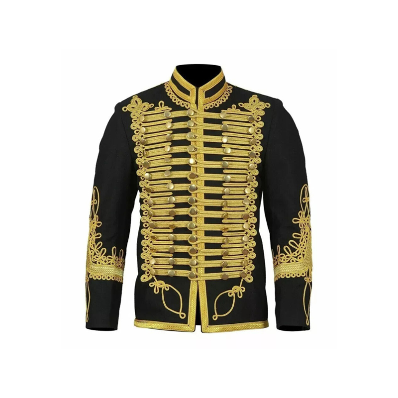 Black Embroidery Coats