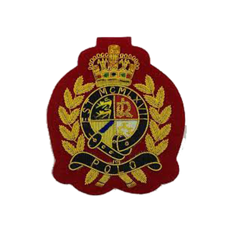 Est Hand Embroidered Family Crest