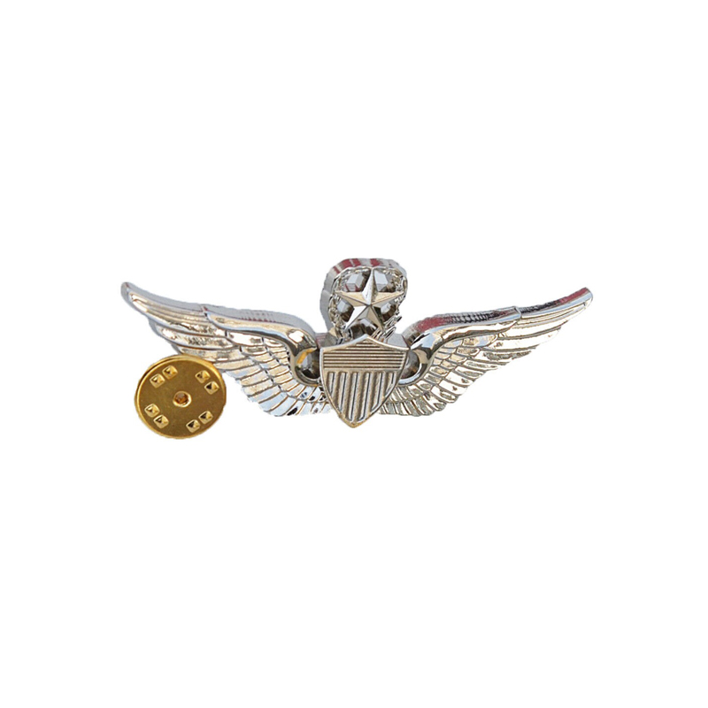 Silver Star Wings Badge