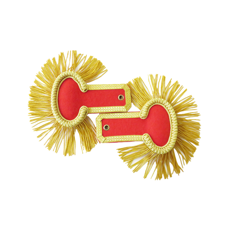 Theatre Epaulettes Gold On Red