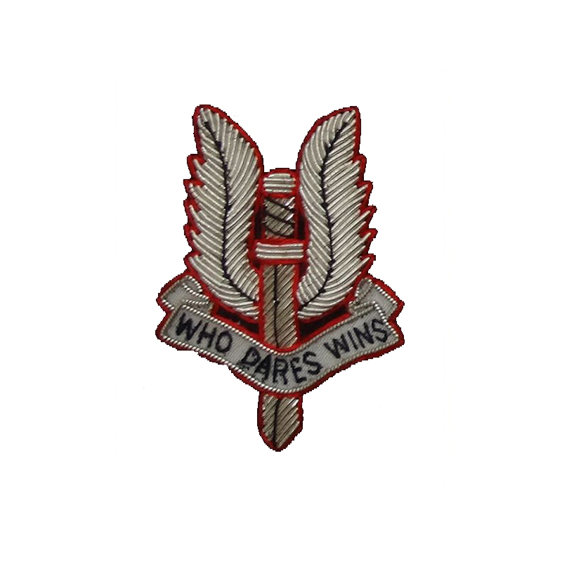 British Army Sas Cloth Beret Badge Military