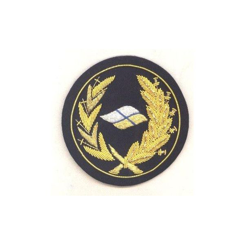 Hand Embroidered Cap Badge Je